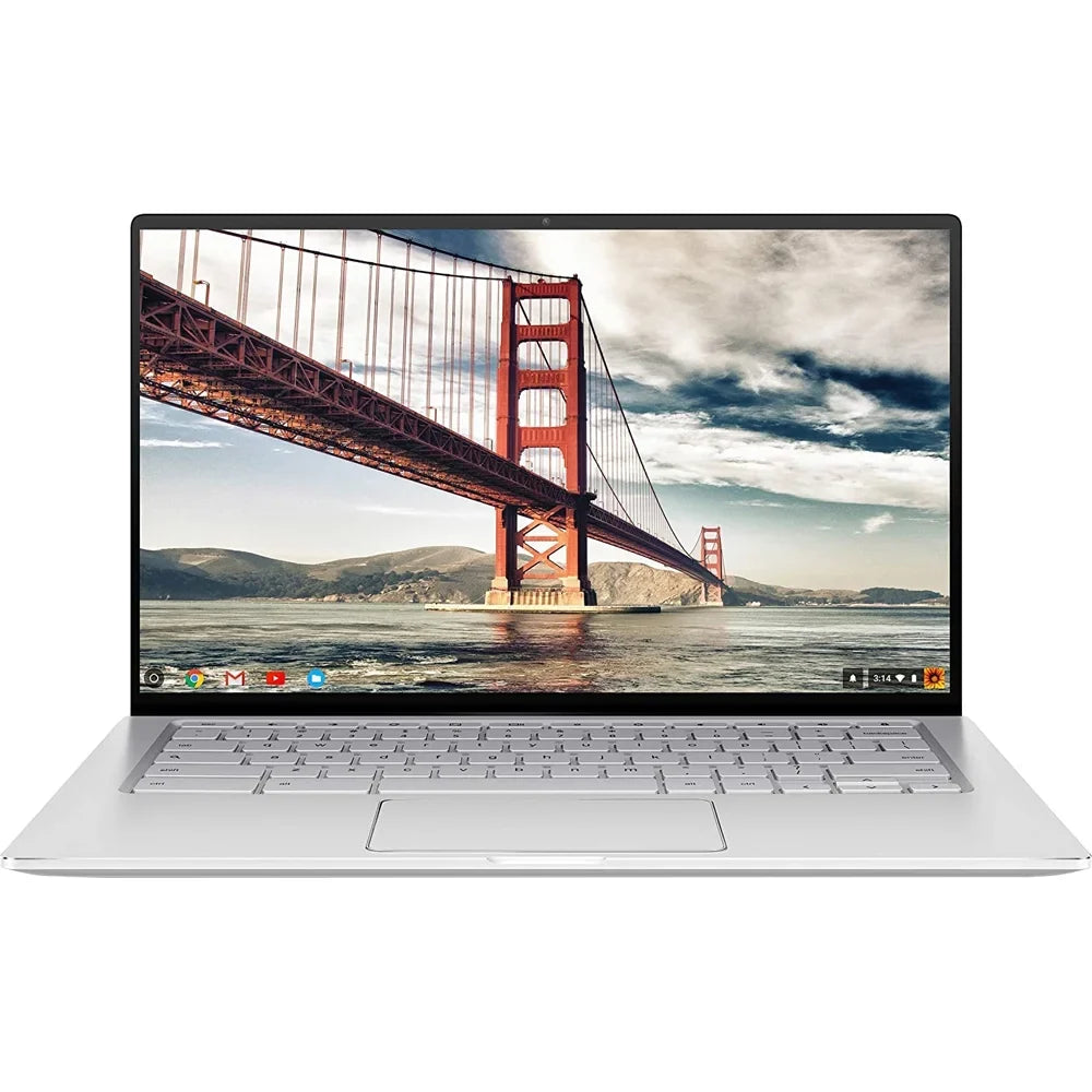 ASUS Chromebook Flip C434 2-In-1 , 14" Full HD Display 4-Way NanoEdge, Heart M3-8100Y Processor, 4GB Memory 64GB eMMC Storage, All-Metal Body, Backlit KB, Chrome OS, Silver - (Open Box)