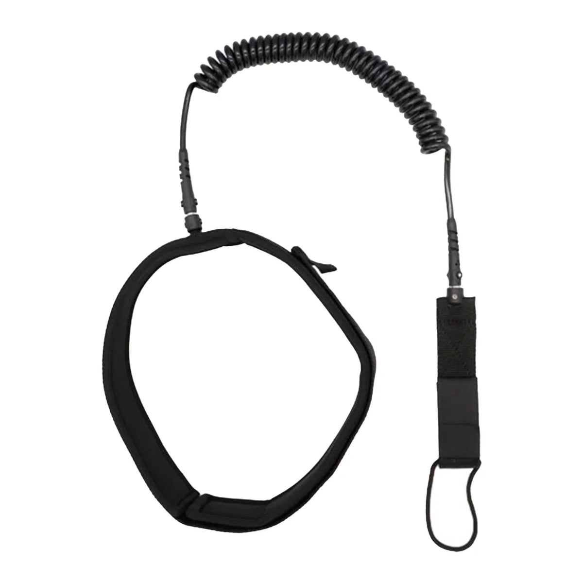 Surfboard Leash Coiled Surfing Leash Paddle Board Waist Belt Surf Leash for Water Sports Stand up Paddleboard, Shortboard, Skimboard, Longboard 10FT