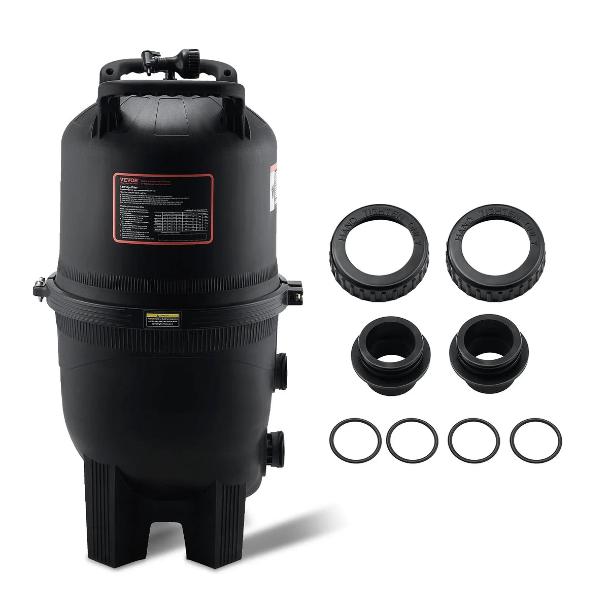 SKYSHALO 525Sq.Ft Pool Cartridge Filter In/Above Ground Swimming Pool Filtration