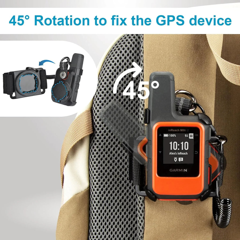 Backpack Tether Mount for Garmin inReach Mini & Mini 2, Backpack Tether Holder for Garmin Handheld GPS