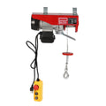 550LBS Electric Hoist Crane Winch Garage Lift Pure Copper Motor + Remote Control for Factories, Docks, Warehouses, Logistics