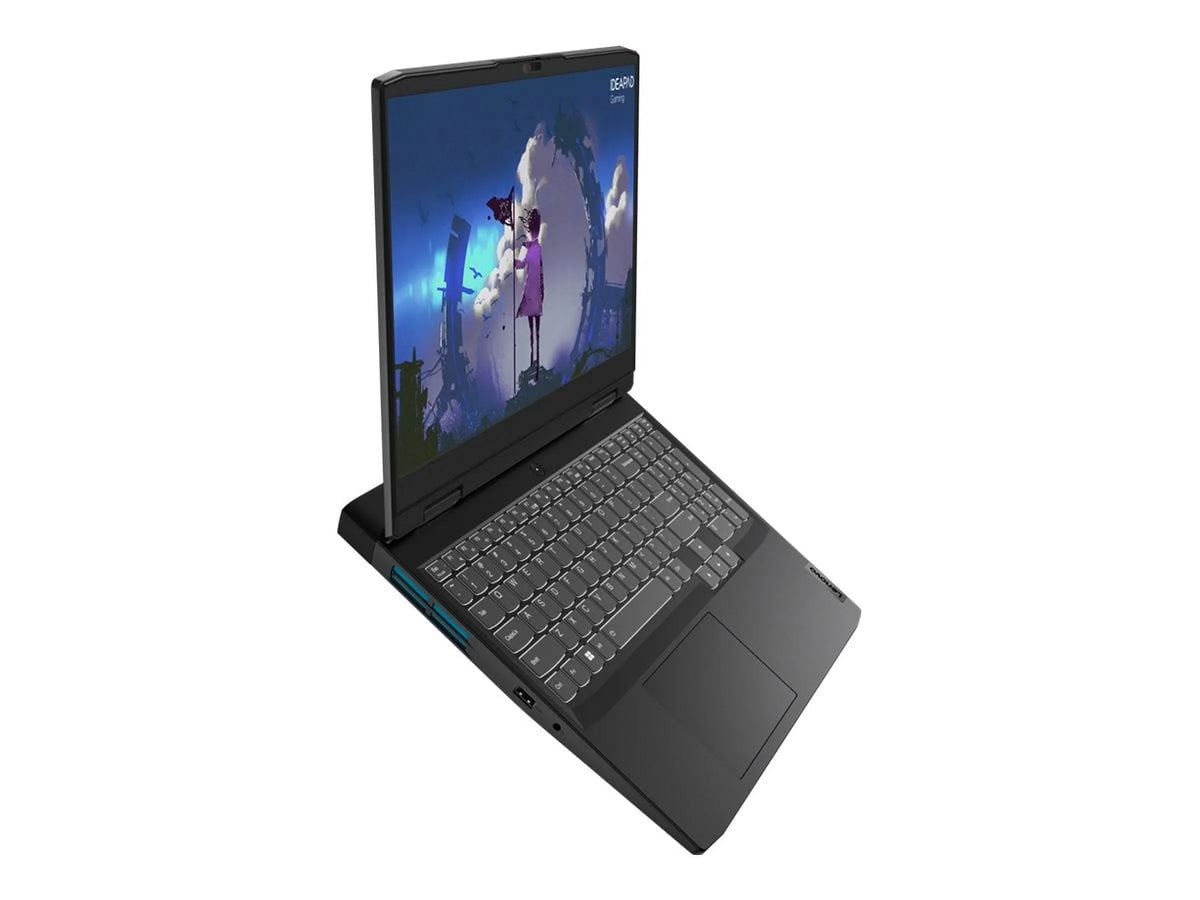 Lenovo IdeaPad Gaming 3 15IAH7 82S9 - Heart i7 12700H / 2.3 GHz - Win 11 Home - GF RTX 3050 Ti - 16 GB Storage - 512 GB Solid State Drive NVMe - 15.6" IPS 1920 x 1080 (Full HD) @ 120 Hz - Wi-Fi 6 - onyx gray - kbd: US