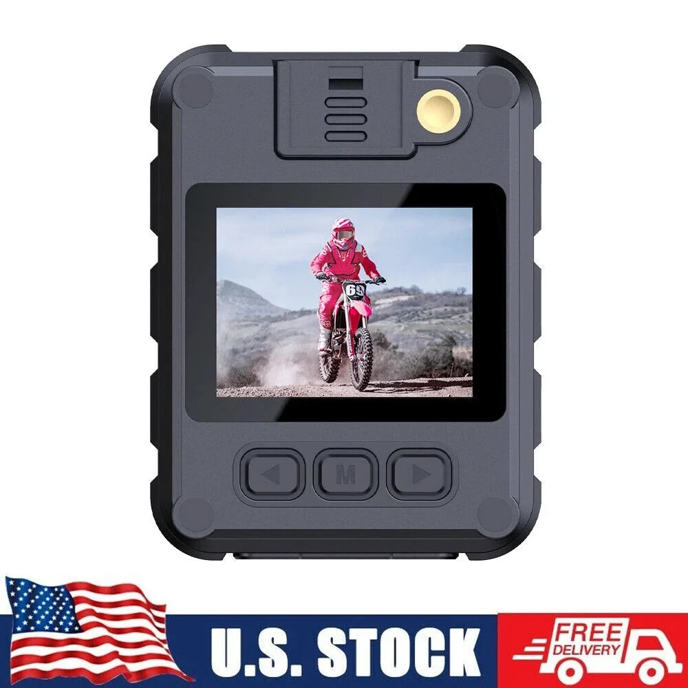 KingFurt 1080p & 2K HD WiFi Action Cam with Night Vision - Outdoor Helmet Camcorder, Loop Recording, 2000mAh Power Unit - Black