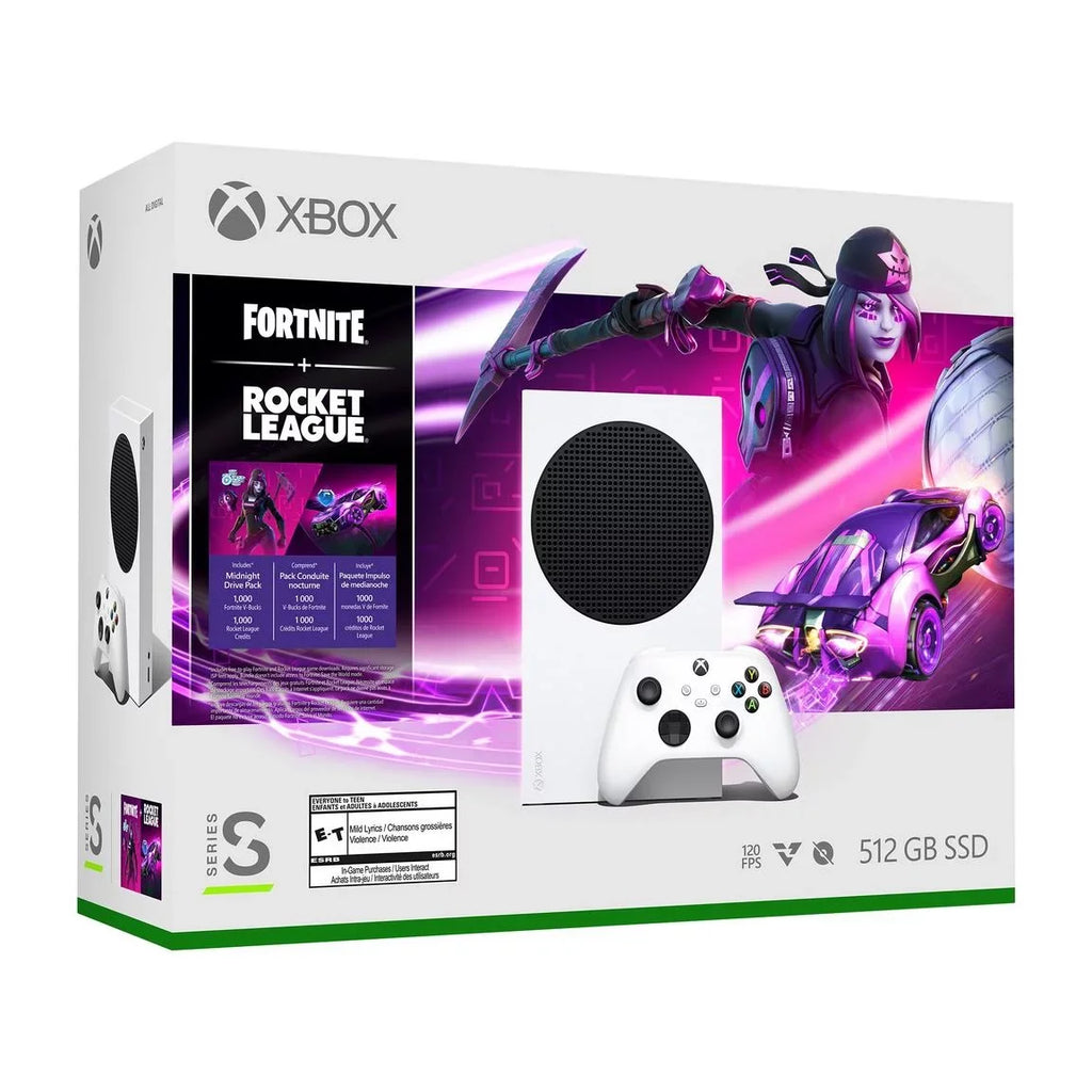2022 Newest Edition Microsoft Xbox-Series-S 512GB Solid Storage Fortnite & Rocket League Bundle with Minecraft Full Game and ETECHG High Speed HDMI Cable