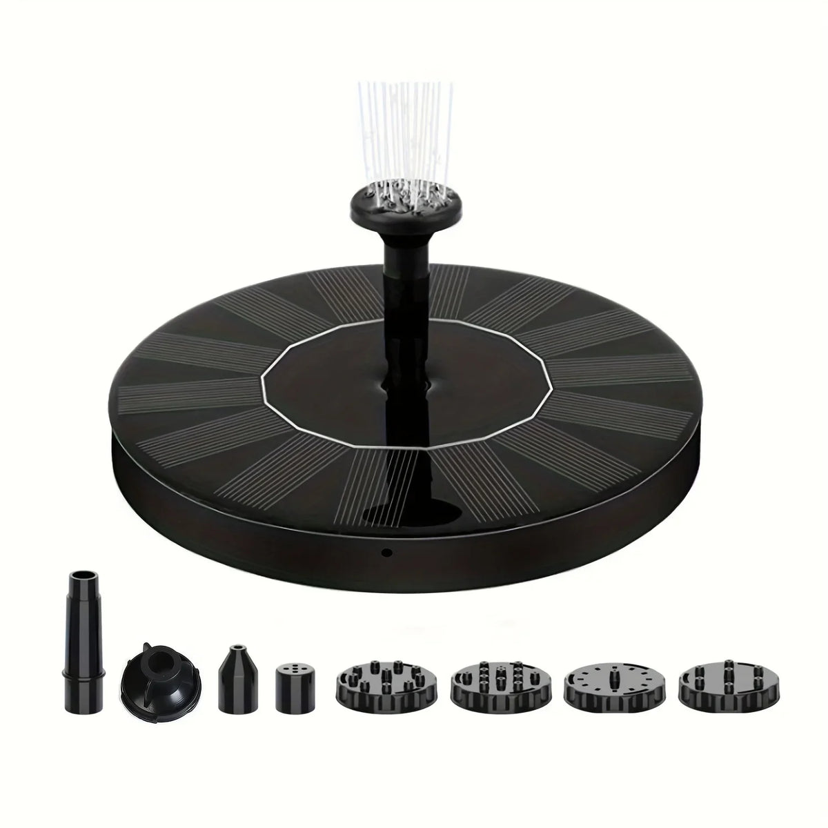 1pc Solar Bird Bath Fountain Pump - Independent Floating, for Gardens, Terraces, Ponds, and Swimming Pools - Waterscape Outdoor Solar Powered Fountain