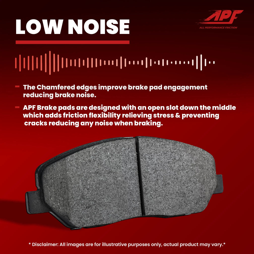 Front Memory Carbon Fiber Brake Pads for 2003-2009 Ford Ranger