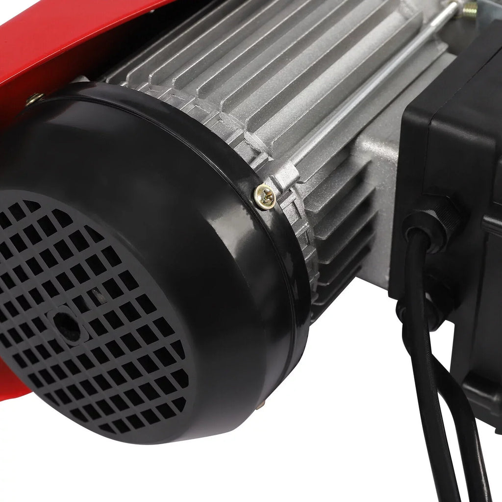 550LBS Electric Hoist Crane Winch Garage Lift Pure Copper Motor + Remote Control for Factories, Docks, Warehouses, Logistics