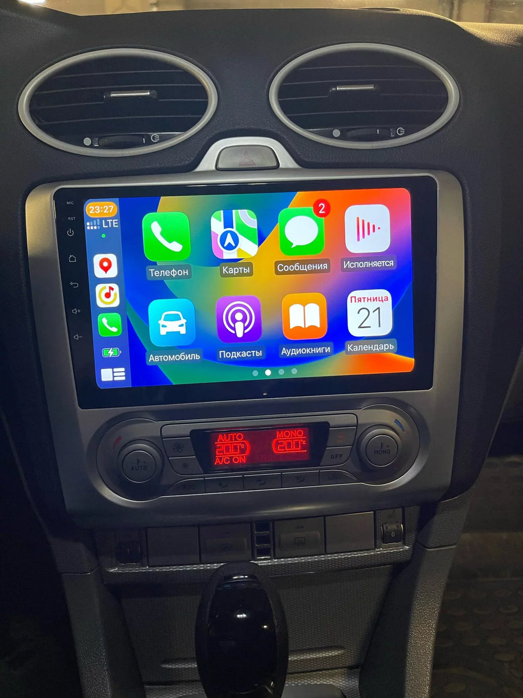 Carplay Car Stereo Audio For Ford Focus 2 Mk 2 2004 - 2011 Touch Panel With Android Auto GPS Navigation Bluetooth