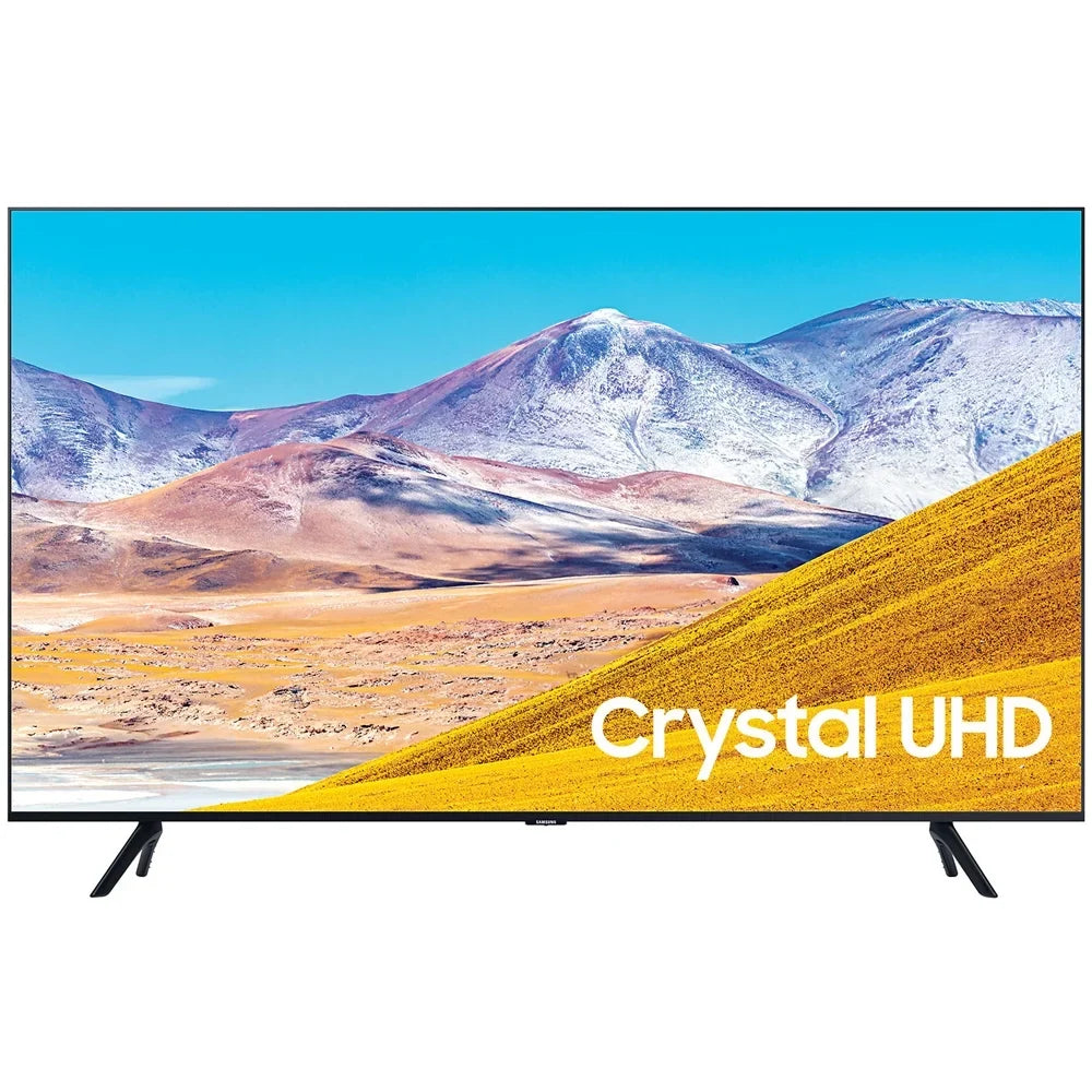 Samsung 65-inch UN65TU8000 4K Ultra HD Smart LED TV (2020 Model) Crystal Processing 4K Bundle with TaskRabbit Installation Services + Deco Gear Wall Mount + HDMI Cables + Surge Adapter