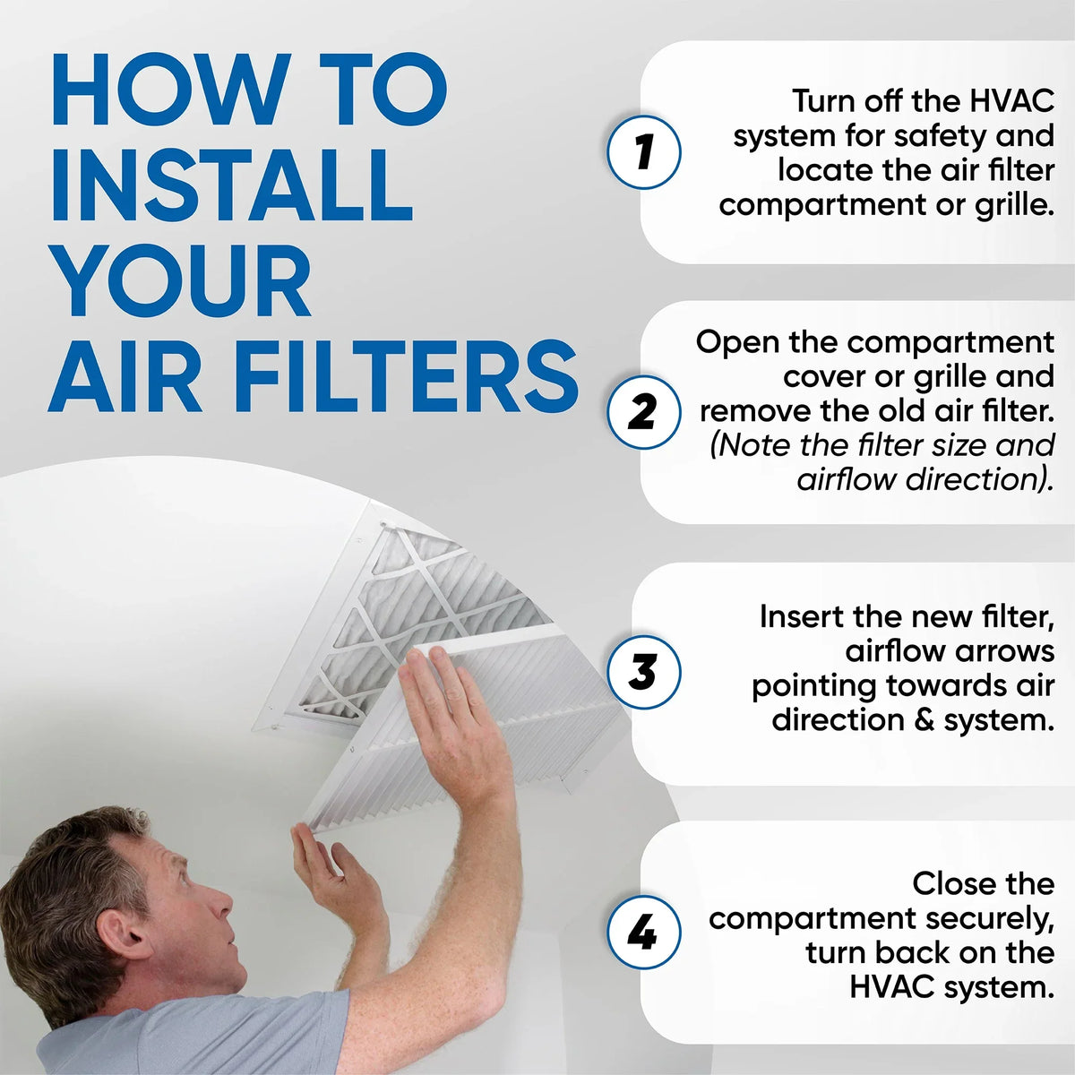 3 Pack of 18x24x2 MERV 11 Pleated 2" Inch Air Filters by Glasfloss. Actual Size: 17-1/2 x 23-1/2 x 1-3/4