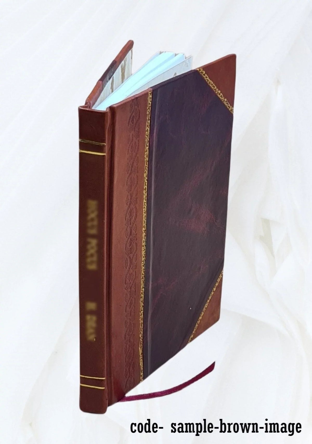 The effect of the physical make-up of a book upon children's selection by Florence Eilau Bamberger. 1922 [Leather Bound]